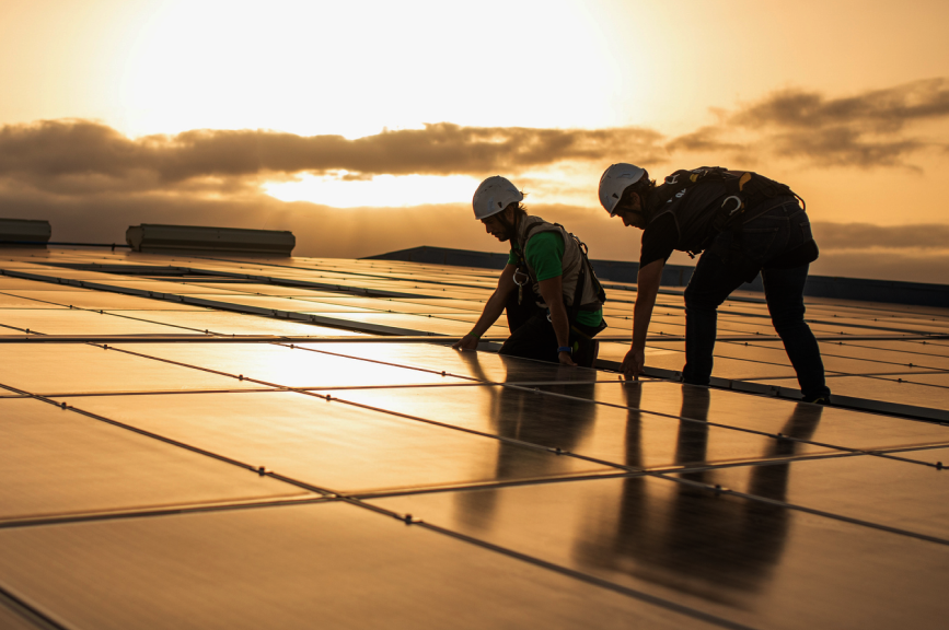 commercial solar installation blog mobile image